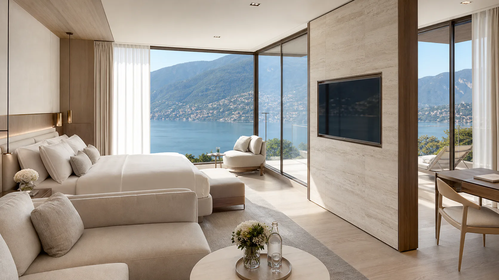 Panorama Junior Suite mit getrenntem Wohnbereich und Seeblick