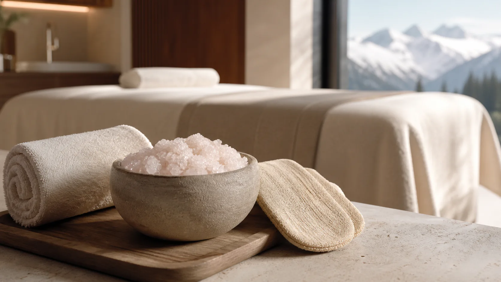 Mineralisches Alpine Salt Glow Körperpeeling